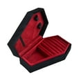 thumbnail image 1 of Wovilon Velvet Coffin Necklace Jewelry Jewelry Storage Box Portable Coffin Velvet Jewelry Box, 1 of 6