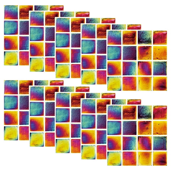 Wovilon Wall Stickers Murals For Bedroom, Living Room, Bedroom 10Pc 3D Crystal Tile Stickers Diy Waterproof Self-Adhesive Wall Stickers