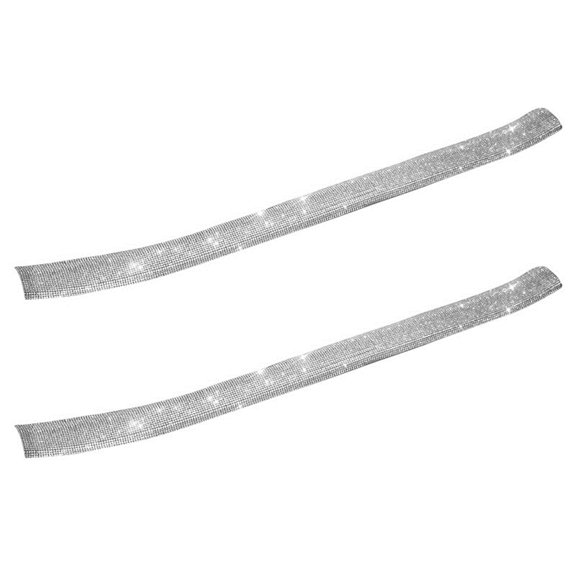 Wovilon Wall Stickers Murals For Bedroom, Living Room, Bedroom Bling Rhinestone Car Door Sill Scuff Cover Anti-Scratch Sticker Cars Accessories