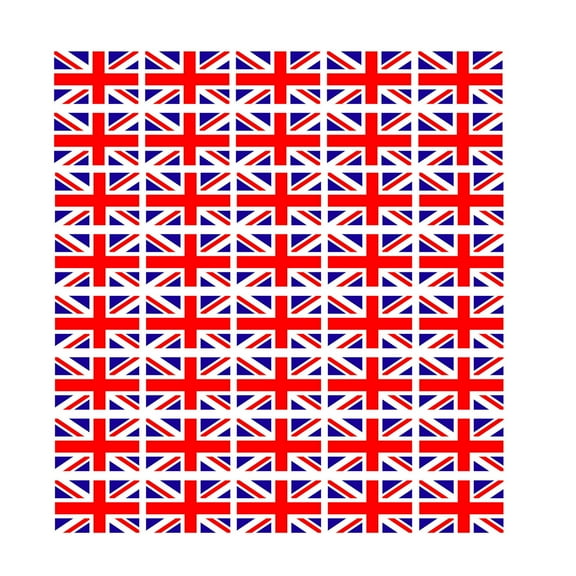 Wovilon Wall Stickers Murals For Bedroom, Living Room, Bedroom -Union Jack Uk -Country Flag Temporary Face Sticker