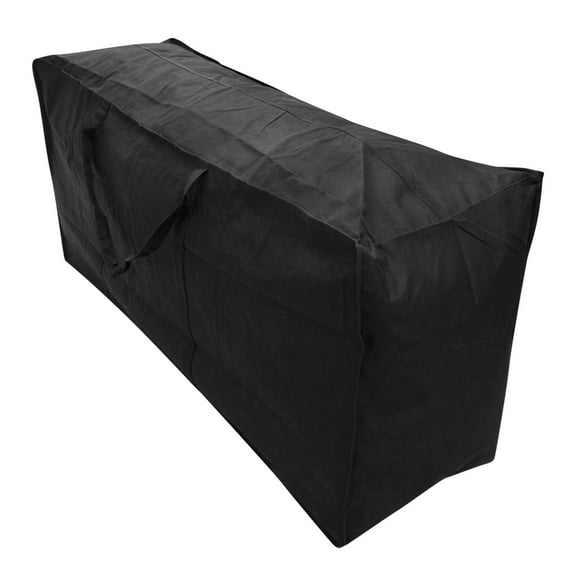Wovilon Waterproof Garden Furniture Cushion Storage Bag Case Black Heavy Duty