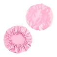 thumbnail image 1 of Wovilon Waterproof High-Quality Female Shower Cap Silk, Pink, 1 of 8