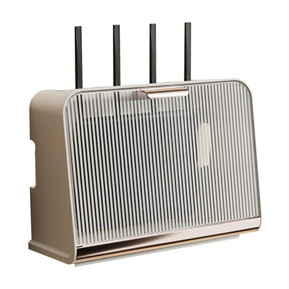 Wovilon Wifi Router Storage Box Storage Box Power Strip Storage Box Junction Box Suitable For Various Desktops And Walls