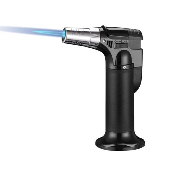 Wovilon Windproof Spray Lighter Pen Spray Jet Butane Pipe Lighter Outdoor, Adjustable Lighter, For Candle Camping Bbq Kitchen, Butane Not Included