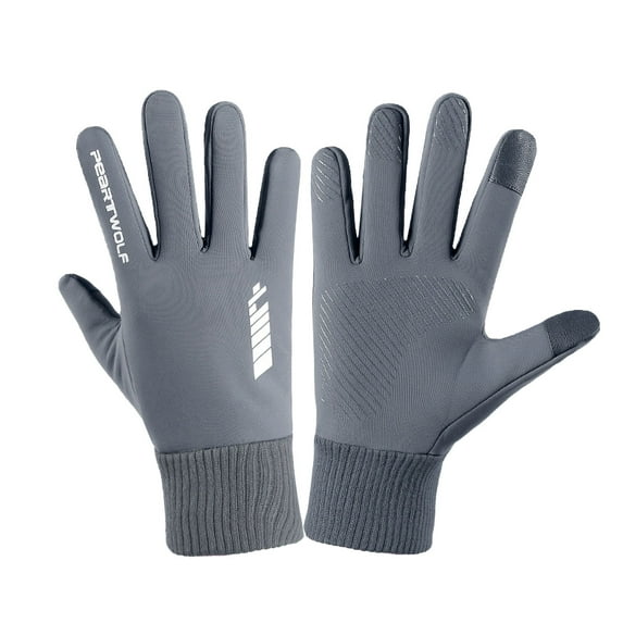 Wovilon Winter Gloves Anti-Slip Gloves Warm Touchscreen Gloves Windproof Gloves Men and Women Winter Touch Screen Non-Slip Gloves