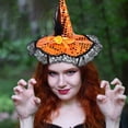 thumbnail image 1 of Wovilon Witch Hat Headband For Halloween Costume Dress Accessories Bow Head Bands Party Accessory Photography Props Halloween Head Decoration, 1 of 6