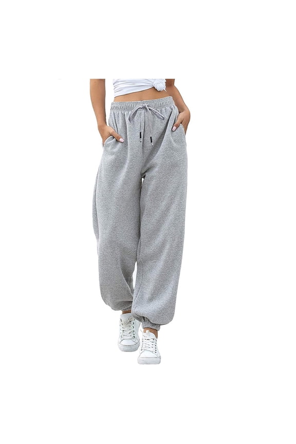 Women's Winter Fleece Pants Lined Sweatpants Active Running Jogger Pants