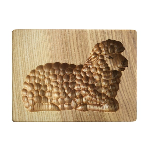 Wovilon Wooden Cookie Molds For Baking, Animal Cookie Cutters For Carving, Sheep Cookie Press S For Kitchen Diy And Home Parties