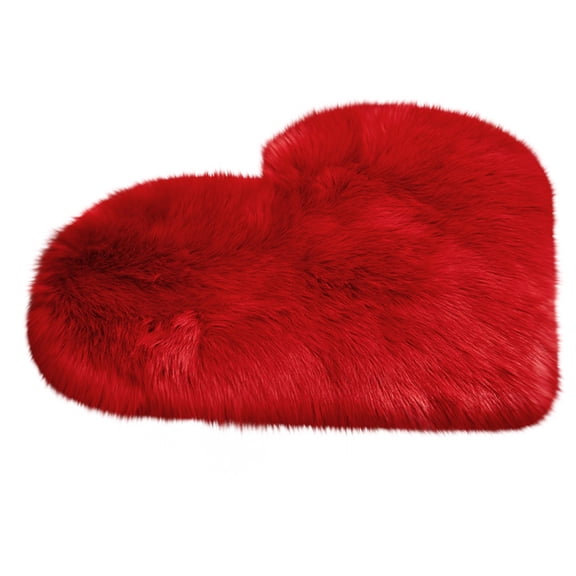Wovilon Wool Imitation Sheepskin Rugs Faux F Ur Non Slip Bedroom Shaggy Carpet Mats