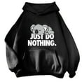 thumbnail image 1 of Wovix Hoodies for Women Teen Girls Juniors Long Sleeve Casual Loose Hoodie Sweatshirts Oversized Basic Tops, 1 of 3