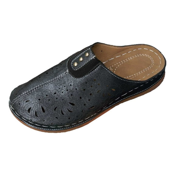 Wovix House Slipper For Women Breathable Shoes Slip-On Casual Shoes Artificial Leather Trendy Classic Footwear Daily Wear