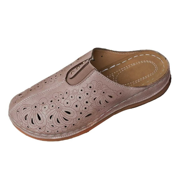 Wovix House Slipper For Women Breathable Shoes Slip-On Casual Shoes Artificial Leather Trendy Classic Footwear Daily Wear