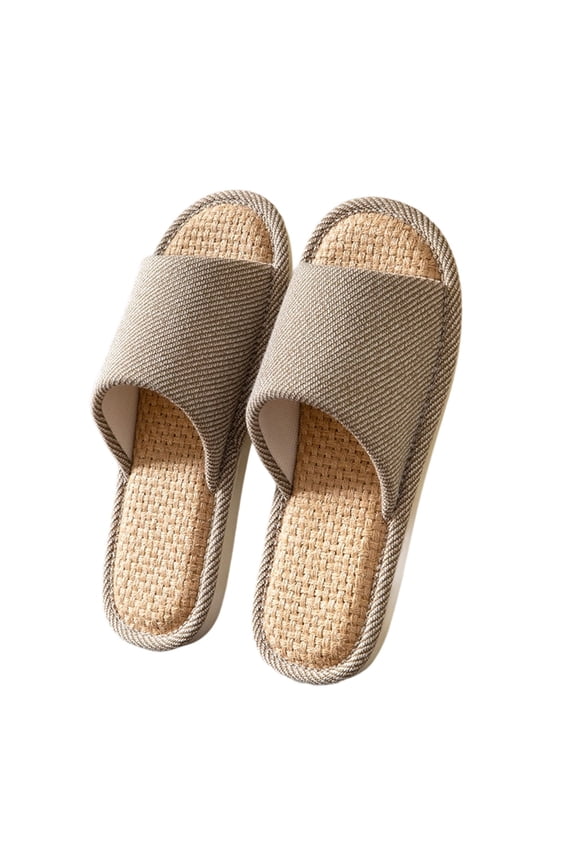 House Slipper For Women Color Block Comfy Open Toe Summer Style Lightweight Home Soft Sole Footwear Daily Wear