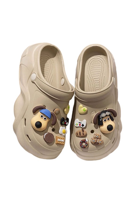 House Slipper For Women Unisex-Adult Classic Clogs Trendy Cushioned Thick Sole Soft Cute Platform Shoes Plaid Arch Support Beach Sandals