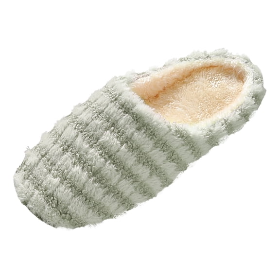 Wovix House Slippers Shoes for Women Men Fuzzy Casual Indoor Outdoor Shoes with Memory Foam Lining With Arch Support Indoor Shoes