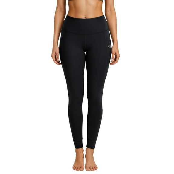 Wovix Legging For Women High Waist Full Length Yoga Pants Plaid Workout Leggings Tummy Control High-Waist Pants Daily Pants