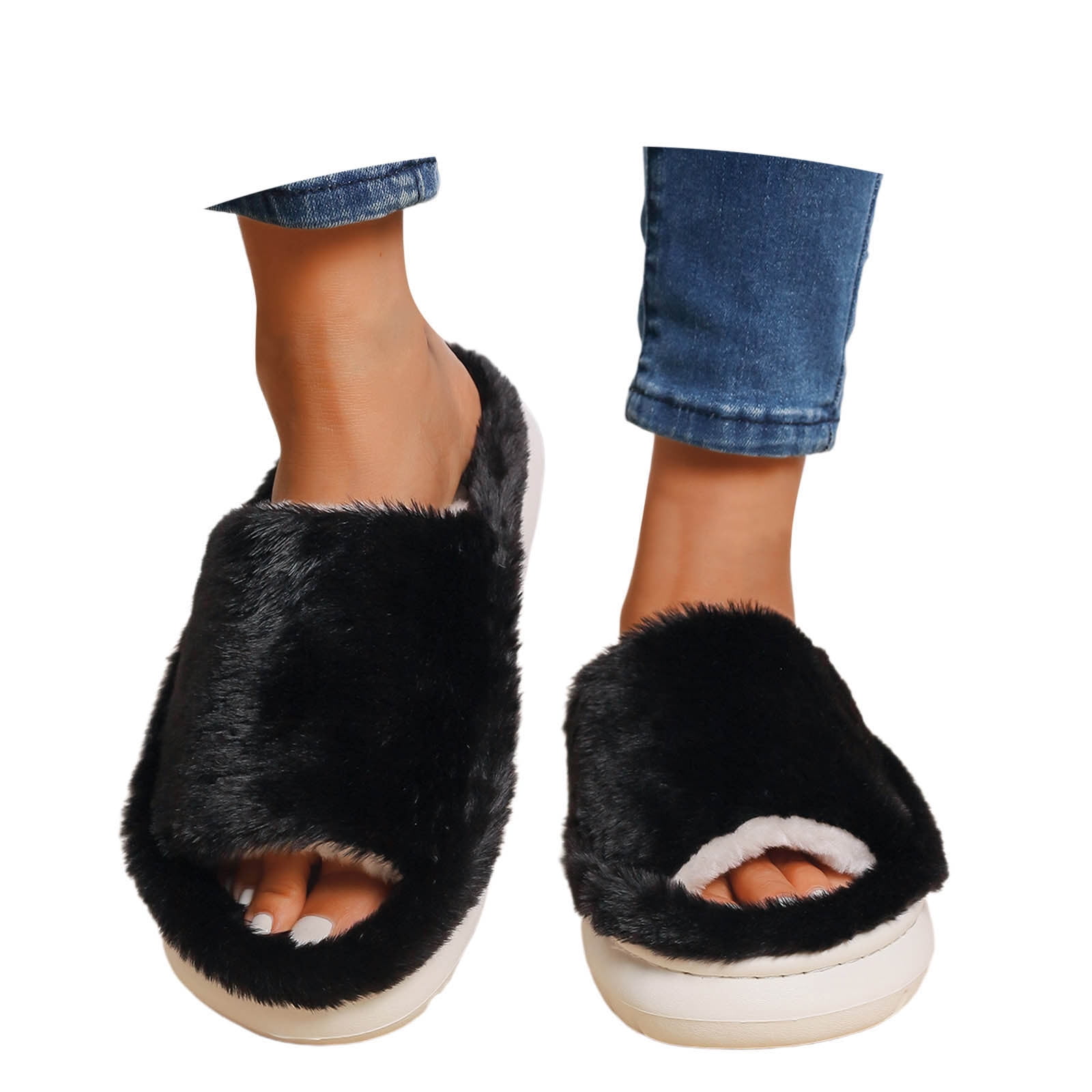 Extraordinary Open Toe Slippers Women Images