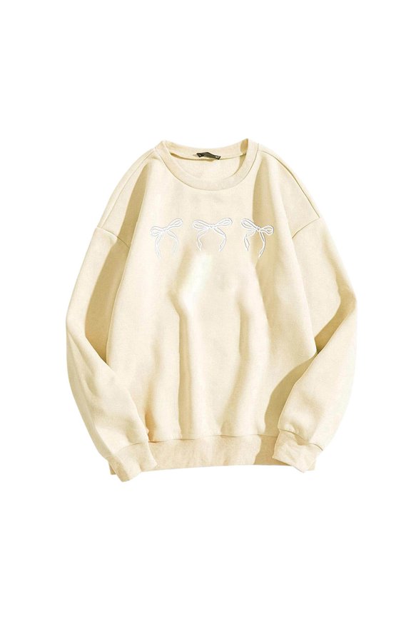 Oversized Sweatshirt for Women Crewneck Long Sleeve Casual Pullover Basic Soft Daily Funny Graphic Sweater Couple Festival Streetwear Valentine's Day