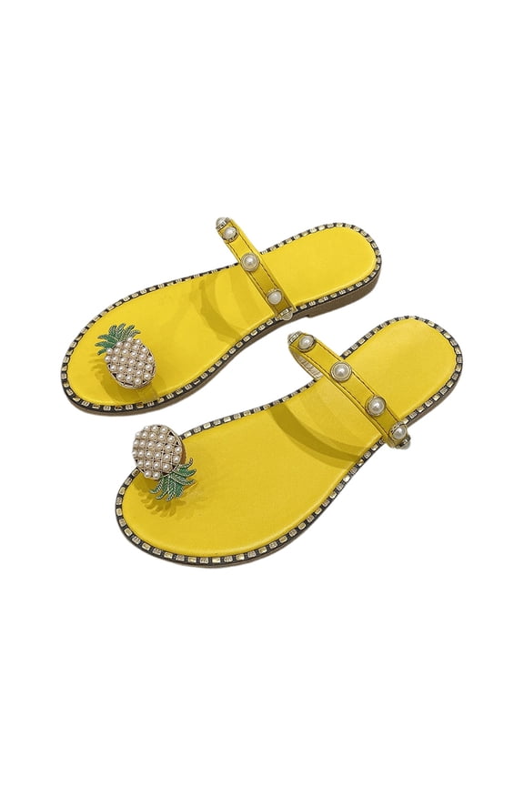 Sandals For Women Thong Flat Shoes Basic Classic Soft Beach Shoes Ankle Strap Indoor Outdoor Shoes