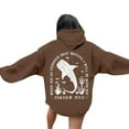 thumbnail image 1 of Wovix Shark Sweatshirt Whale Ocean Christian Long Sleeve Hoodie Whale Shark Shirt Animal Sharks Lover Ocean Nature Women's Pullover, 1 of 6