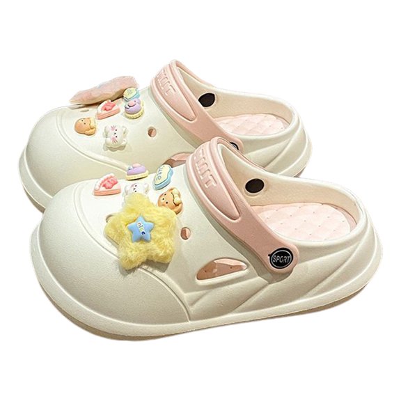 Wovix Slippers For Women Breathable Soft Plaid Quick-Dry Cute Casual Outerwear Sandals Platform Garden Shoes Daily Wear