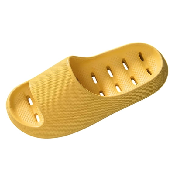 Wovix Slippers For Women Cushioned Thick Sole Simple Classic Beach Shoes Open Toe Bathroom Footwear Daily Wear