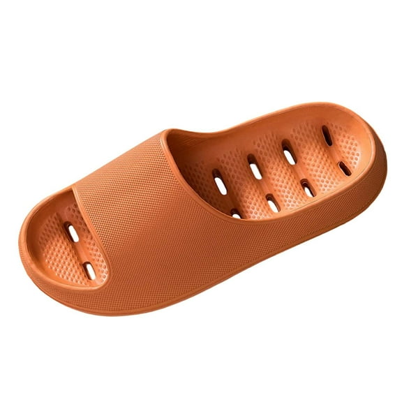 Wovix Slippers For Women Cushioned Thick Sole Simple Classic Beach Shoes Open Toe Bathroom Footwear Daily Wear