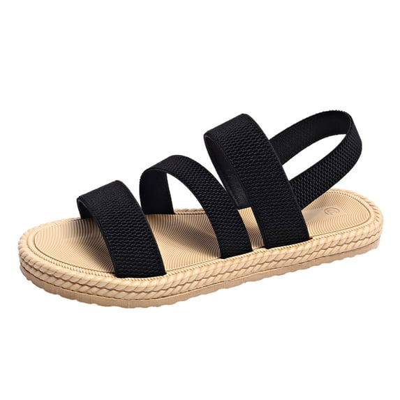 Wovix Strappy Espadrille Platform Wedge Sandals for Women Dressy Summer Beach Shoes with Comfortable Cushioned Insole and Ankle Strap Buckle