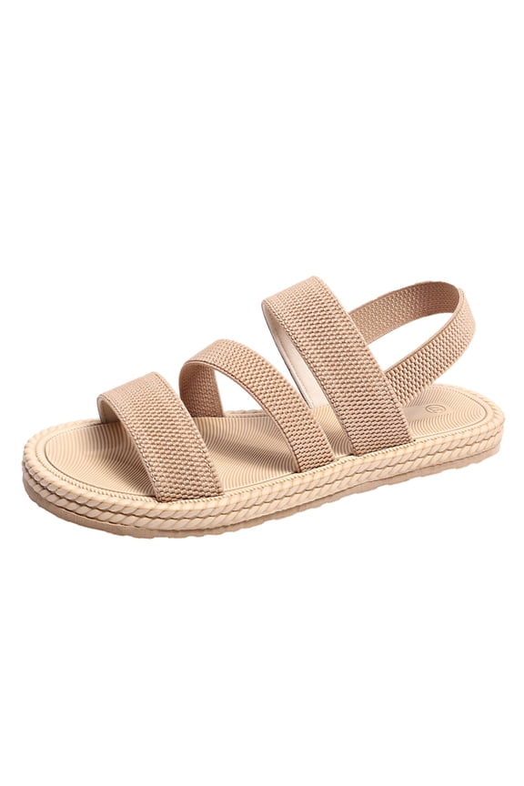 Strappy Espadrille Platform Wedge Sandals for Women Dressy Summer Beach Shoes with Comfortable Cushioned Insole and Ankle Strap Buckle