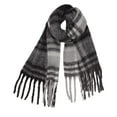 thumbnail image 1 of Wovix Thermal Scarf For Women Fall Winter Scarf Classic Tassel Plaid Scarf Warm Soft Chunky Large Blanket Wrap Shawl Scarves 1 Pack Warm Scarf, 1 of 4