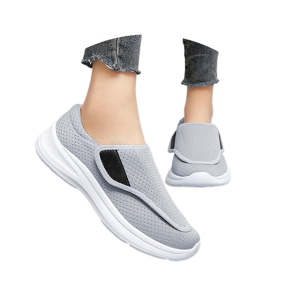 Wovix Unisex Slippers Wide House Shoes Adjustable Diabetic Slippers Soft House Slipper Indoor Outdoor Lightweight Breathable Shoes Matching Design for Couples