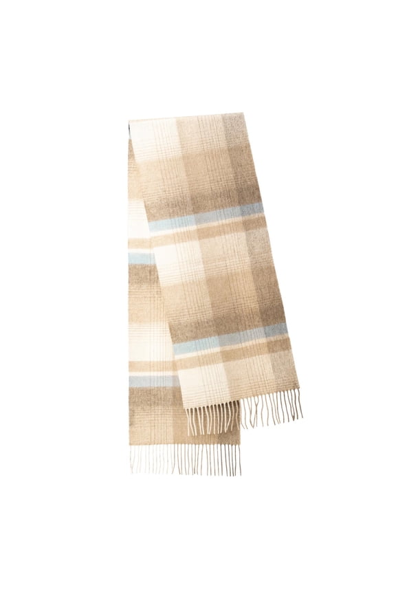 Winter Gifts Warm Soft Scarf for Women Shawl with Tassel Design Plaid Large Oversized Scarves Wraps For Daily All Winter Warm