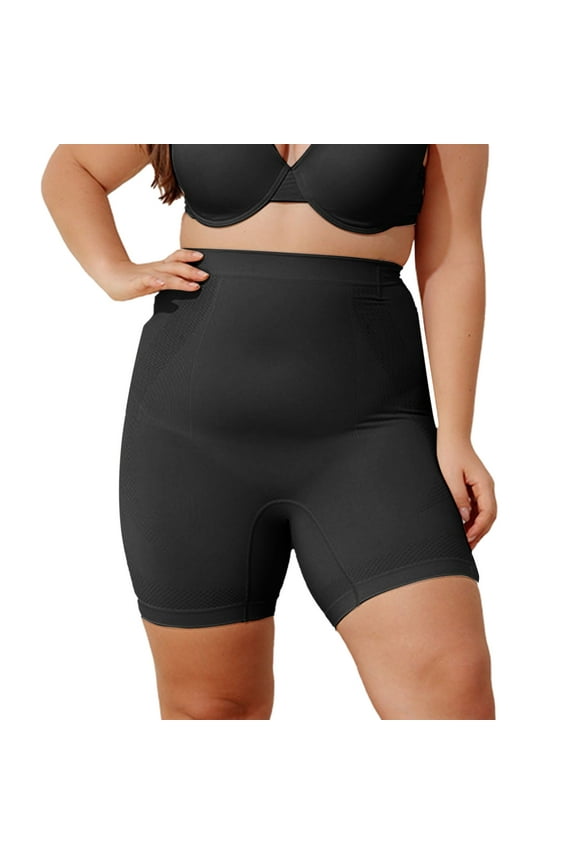 Women Legging Shapewear Tummy Control High Waisted Body Shaper Shorts Butt Lifting Thigh Slimmer Daily Pants