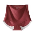 thumbnail image 1 of Wovix Women No Show High Rise Bikini Panties Seamless Hi Cut Underwear Solid Basic Comfy Daily XXL, 1 of 5