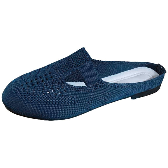 Wovix Women'S Slipper Barefoot Mary Jane Flats Classic Breathable Wide Toe Box Shoes Zero Drop Sole Footwear Indoor Outdoor Shoes