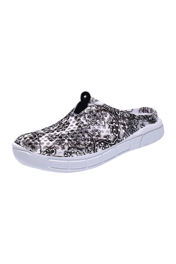 Women'S Slipper Casual Garden Clogs Shoes Breathable Quick Drying Sandals Slippers Beach Lightweight Footwear Daily Wear