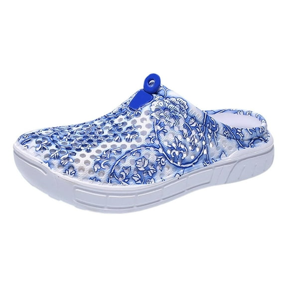 Wovix Women'S Slipper Casual Garden Clogs Shoes Breathable Quick Drying Sandals Slippers Beach Lightweight Footwear Daily Wear