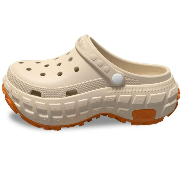 Wovix Women'S Slipper Color Block Cushioned Thick Sole Shoes Breathable Casual Outerwear Sun Protection Sandals Daily Wear