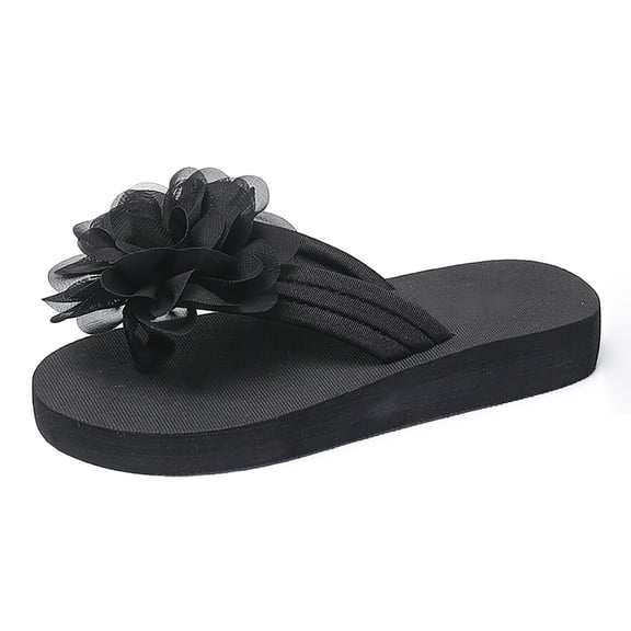 Wovix Women'S Slipper Flower Trendy Design Sandals Lightweight Comfy Open Toe Beach Shoes Walking Footwear Indoor Outdoor Shoes Beige 36