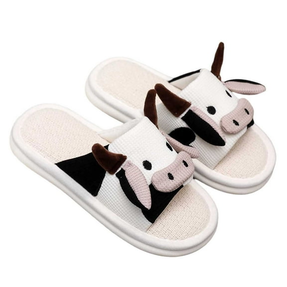 Wovix Women'S Slipper Round Open Toed Sandals Comfortable Casual Cute Platform Sandals Dorm Slippers Indoor Outdoor Shoes