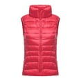 thumbnail image 1 of Wovix Women's Lightweight Wind-Resistant Packable Puffer Vest Zip Up Stand Collar Lightweight Sleeveless Coat with Pockets Daily For Cold Weather, 1 of 4