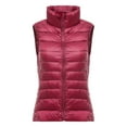thumbnail image 1 of Wovix Women's Lightweight Wind-Resistant Packable Puffer Vest Zip Up Stand Collar Lightweight Sleeveless Coat with Pockets Daily For Cold Weather, 1 of 4
