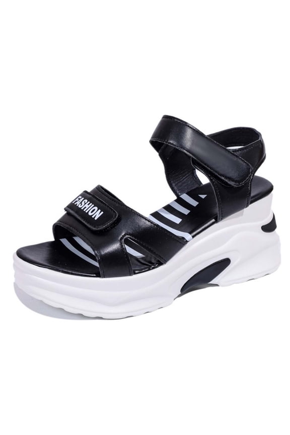 Women's Sandals Ankle Strap Shoes Open Toe Shoes Solid Basic Casual Footwear Indoor Outdoor Shoes