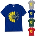 thumbnail image 1 of Wovix Women's Slim-Fit Short Sleeve Crewneck T-Shirt Letter Print Comfy Loose Casual Tops Daily Blue S, 1 of 5