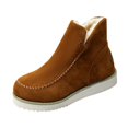 thumbnail image 1 of Wovix Women's Snow Boots Winter Ankle Snow Boots Classic Resistant Ankle Boots Comfortable Trendy Daily Shoes Outdoor Activities Brown 39, 1 of 5