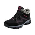 thumbnail image 1 of Wovix Women's Winter Thermal Boots Waterproof Snow Winter Warm Hiking Work Comfy Boots Sneakers Walking Shoes Soft Warm For Outdoor Activities, 1 of 3