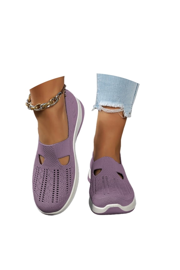 Women's Woven Orthopedic Breathable Soft Casual Shoes Arch Support Diabetes Foam Shoes Walking Anti-Skid Sports Lightweight Soft Shoes Everyday Wear