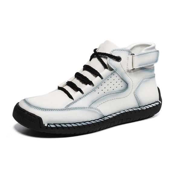 Wovix Womens Casual Shoes Ankle Chukka Boots Slip On Breathable Loafers Handmade Fashion Sneakers Mid Top Walking Driving Flats