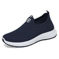 thumbnail image 1 of Wovix Womens Mesh Slip on Walking Shoes Comfort Shoes Non Slip Mesh Casual Running Sneakers Lightweight Breathable Soft Athletic Footwear Zero Drop For Outdoor Activities, 1 of 7