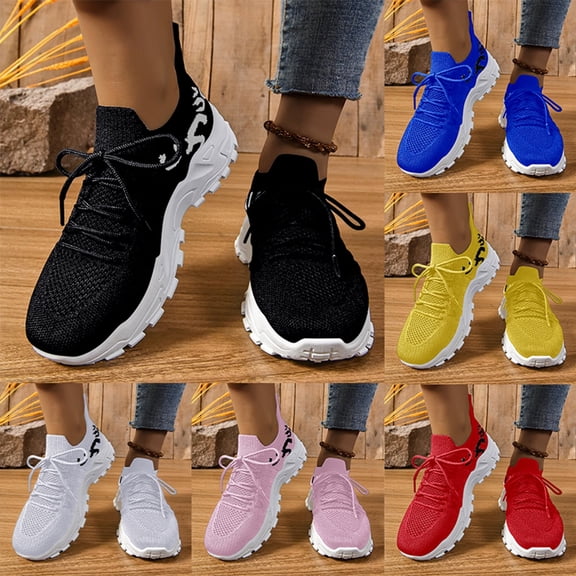 Wovix Womens Sneakers Tennis Shoes Fashion Lightweight Non Footwear for Running Walking Casual Cushioning Shoes Soft Breathable Daily Shoes